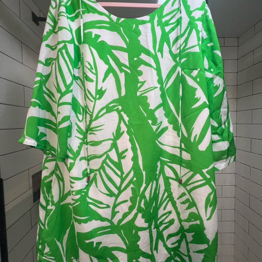 Lilly Pulitzer Green and White Dress